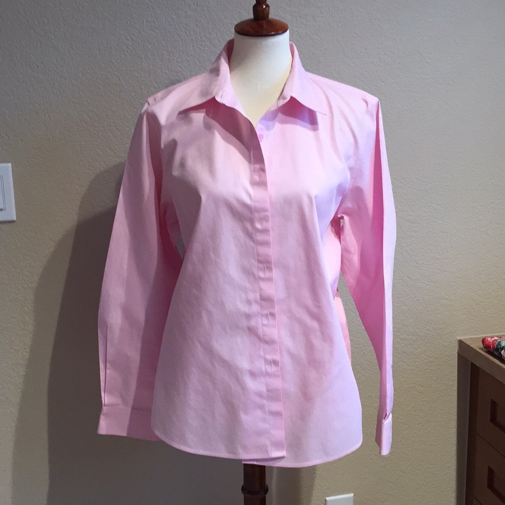 Pink dress blouse
